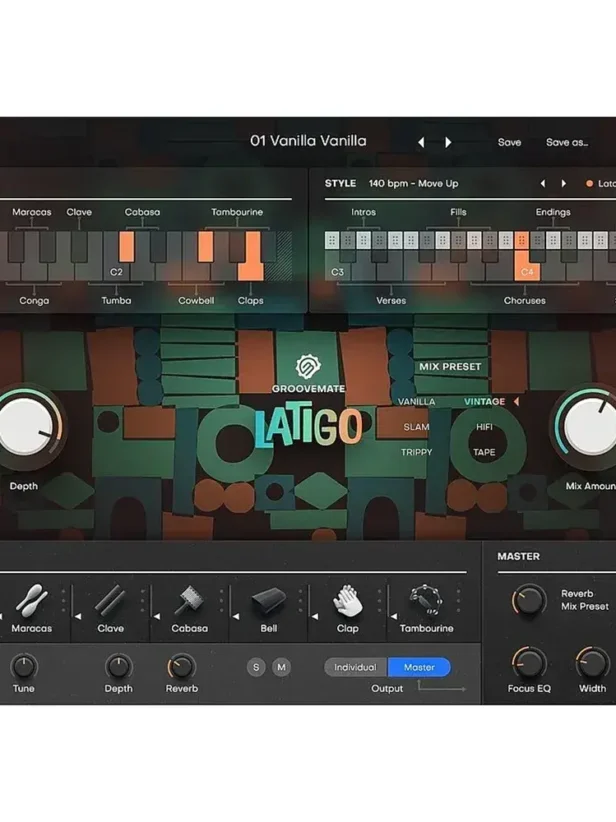 拉丁打击乐 UJAM Groovemate LATIGO v1.0.0