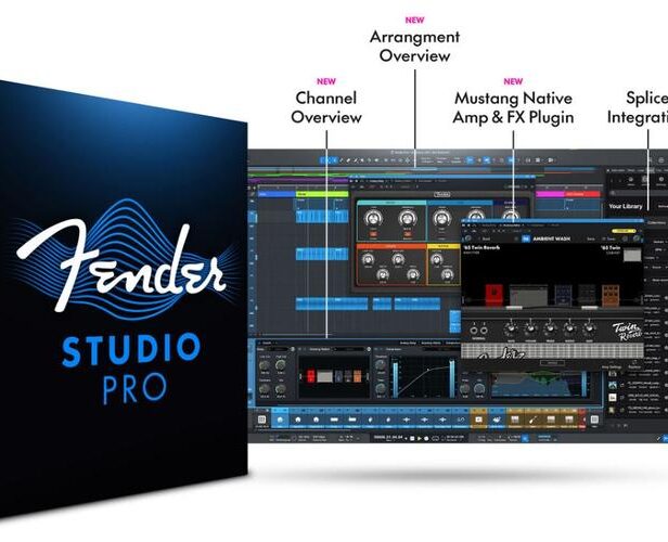 音乐制作宿主软件 Fender Studio Pro 8 v8.0.3