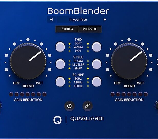 压缩器 Quagliardi Audio BoomBlender v1.0.3 MacOS