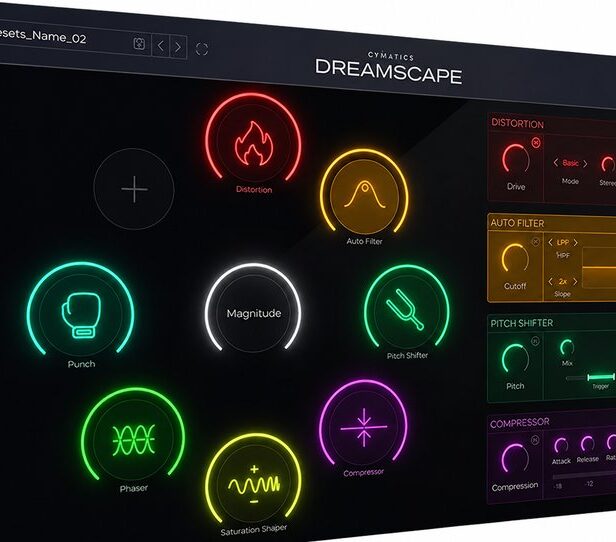 无限效果引擎 Cymatics DREAMSCAPE Modular FX Engine v1.0.1
