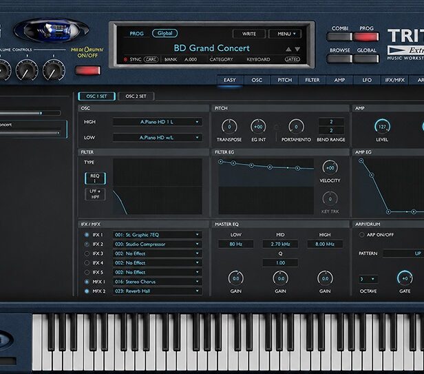 合成器 KORG Software TRITON v1.4.5