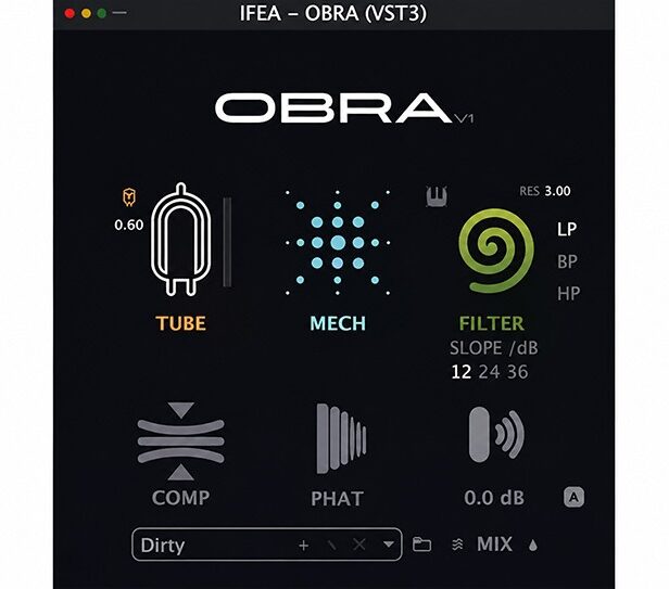 动态失真与冲击塑形效果器 iFeature IFEA ORBA v1.1.1 Mac